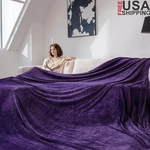 Oversized King Fleece Blanket Soft Microfiber 3D Jacquard Throw Home Comfort New. Fixed Price $83.22.