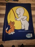 Casper The Friendly Ghost Cartoon 44" X 60" Fleece Throw Blanket Character Print. Fixed Price $12.00.