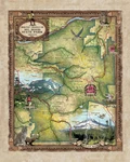 Mt.hood Recreation Area Park Oregon Map Art Blanket - Bed Sofa Couch Gift Travel. Fixed Price $119.99.