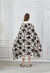 Regal Comfort - Chestnut Rodeo Faux Fur Sherpa Wearable Blanket 50"X70". Fixed Price $44.99.