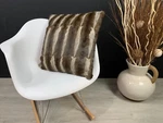 Real Soft Rabbit Fur Patchwork Pillow Cover - Elegant Home Decor Accent. Fixed Price $69.99.