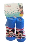 Disney Baby Mickey Mouse Pair 0-12 Months Cotton Blend Sock Booties Nwt. Fixed Price $5.75.