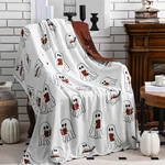 Smoothnovelty Easter Day Halloween Ghost Reading Book Blanket 50 X 60 Inches Sof. Fixed Price $28.99.