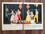 1957 High Fashion Top Performance Dan River Twin Wonder Cottons Print Ad. Fixed Price $13.49.