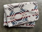 Pendleton Sherpa Fleece Throw Blanket 2-SIDED Southwest Aztec Taupe 89X65. Fixed Price $36.95.