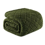 Fuzzy Fleece Queen Size For Bed Soft Fluffy Jacquard Waffle Blankets. Fixed Price $34.73.