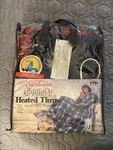 Sunbeam Cuddle Up Auto Electric Heated 50X60" Throw Blanket Buffalo Plaid Red. Fixed Price $26.97.