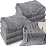 Tinideya Pack Sherpa Fleece Throw Blankets Bulk 50"X 60" Soft Plush Wedding. Fixed Price $79.87.