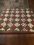 Great Finds Collection Reversible Quilt Throw 60 X48 Floral Nature Lap Blanket. Fixed Price $25.00.