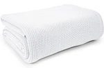 White Hospital Thermal Blanket 66X90 Inch 100% Cotton, Soft And Cozy, Breatha.... Fixed Price $38.17.
