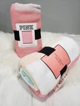 Lot 2 Victorias Secret Vs Pink Throw Blanket Beach Towel Fringe Tassel Big 60X50. Fixed Price $48.00.
