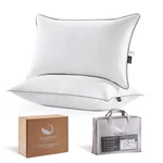 Swandream Goose Feather Down Bed Pillows Queen Size Set Of 2 Luxury. Fixed Price $112.05.