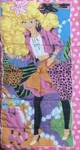 Vintage 80S Barbie Dog Fashion Pink Sleeping Bag Camping Kids Blanket 53" X 28". Fixed Price $49.99.