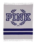 Victoria's Secret Pink Logo Grey Boyfriend Blanket Festival Beach Picnic Large. Fixed Price $39.95.