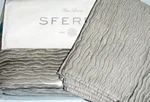 Sferra Ondate 4 Piece Queen Blanket Cover Set Gunmetal Grey Textured Cotton New. Fixed Price $545.20.