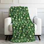Emerald Oasis Lush Paisley Floral Throw Blanket Boho Decor Gift. Fixed Price $75.36.