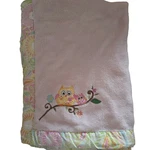 Kidsline Dena Happi Owl Plush Embroidered Baby Blanket-rare. Fixed Price $69.95.