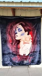 Sullen Muerta Rose Tattoo Queen Size Blanket Bedspread. Fixed Price $62.74.