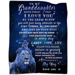 Tgruihm To My Granddaughter Blanket, Gifts From Grandma Grandpa,. Fixed Price $30.19.