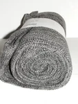 Ikea Gurli Throw Blanket 47" X 71" Gray & Black New Tag - 202.049.06 16775. Fixed Price $32.99.
