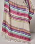 Free People Skye Stripe Blanket Fringe Throw Soft Camp Picnic Native Ship. Fixed Price $39.00.