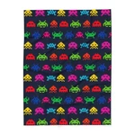 Fleece Blanket - Space Invaders From 1980S Video Game. Fixed Price $64.00.