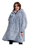 Sherpa Wearable Blanket Hoodie Horimote Home Hlanket Sealed In Box Blue Adult. Fixed Price $12.95.