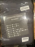 Betu Weighted Blanket For Adults 12LBS Twin Size 48" X 72" Heavy Gray Thick. Fixed Price $27.99.