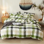 Doneus 100% Washed Cotton Duvet Cover Set Super Soft Breathable Comfy Natural.... Fixed Price $76.13.