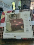 In The Country Black Farmhouse Quilted Throw Blanket Icons Virah Bella 50" X 60". Fixed Price $17.45.