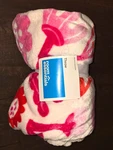 New Target Room Essentials Flowers Plush Throw Blanket 50X60 Valentine's Fleece. Fixed Price $15.96.