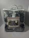 Modern Elegance Fluffy Faux Fur Throw Blanket 50" 60" Gray. Fixed Price $27.75.