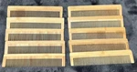 3 Easy Styling Hair Care Brush Hotel Level Square Eco Wood Comb 5 1/4" X 10 New. Fixed Price $17.99.