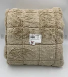 Pottery Barn Fluffy Faux Fur Blanket Sand Beige Full Queen #Z1104. Fixed Price $150.79.