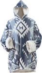 Cathay Home Coleman Oversized Wearable Sherpa And Micro-mink Blanket Blue. Fixed Price $41.65.