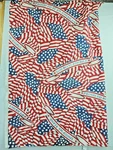 Vintage Owen Rn 62027 American Flag 78 X 80 Patriotic Blanket Usa Made. Fixed Price $26.99.