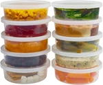 Durahome Deli Containers W Lids Leakproof Plastic Food Storage 8, 16, 24 & 32OZ. Fixed Price $29.70.