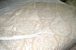 Under The Canopy Textured Double Sided Blanket Throw Twin? Beige Cream 62"X78". Fixed Price $22.80.