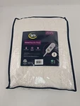 Serta Leena Shaggy Faux Fur Heated Throw Blanket-white/ivory New. Fixed Price $40.50.