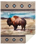 Carstens Home Dean Crouser Renegade Plush Sherpa Throw - DC134. Fixed Price $50.16.