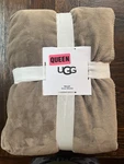 Ugg Novah Light Fawn Queen Blanket Comfy Cozy Soft Feel 92 X96 New. Fixed Price $134.99.