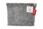 Loloi Luxury Faux Fur Throw Blanket Grey 50X60 Designer Soft Couch Sofa Nwt. Fixed Price $99.80.