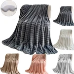 Soft Milk Velvet Throw Blanket 450GSM Cozy Bubble Couch Solid Home Decor. Fixed Price $29.99.