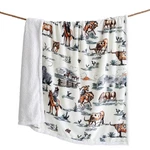 Indigo Hill By Hiend Accents Ranch Life Sherpa Throw Blanket, Cowboy Long.... Fixed Price $54.47.