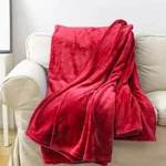 Solid Flannel Throw Plush Cozy Super Soft Blanket: All Sizes Available. Fixed Price $12.99.