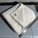 Ivory Cloud Sherpa Children's Blanket 50X60 Polyester Faux Soft Warm Throw Room. Fixed Price $20.70.