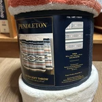 Pendleton Ultra Soft Plush Throw Birch Tree 50" X 70" Ivory & Gray Native Design. Fixed Price $39.00.