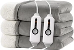 Serta Electric Blanket Fleece To Sherpa Heated Throw Queen Twin King. Fixed Price $84.00.