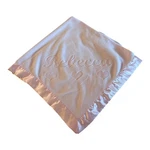 Personalized- Rebecca- Baby Blanket For Girls Pink & Satin Trim Custom Catch. Fixed Price $19.50.