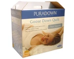 Puradown 4-SEASONS Clip Together 80% White Goose & 20% Feather Duvet Quilt. Fixed Price $248.75.